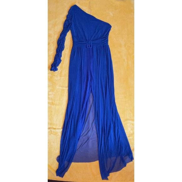 One Shoulder Skirted Jumpsuit- Size Medium - Picture 4 of 8